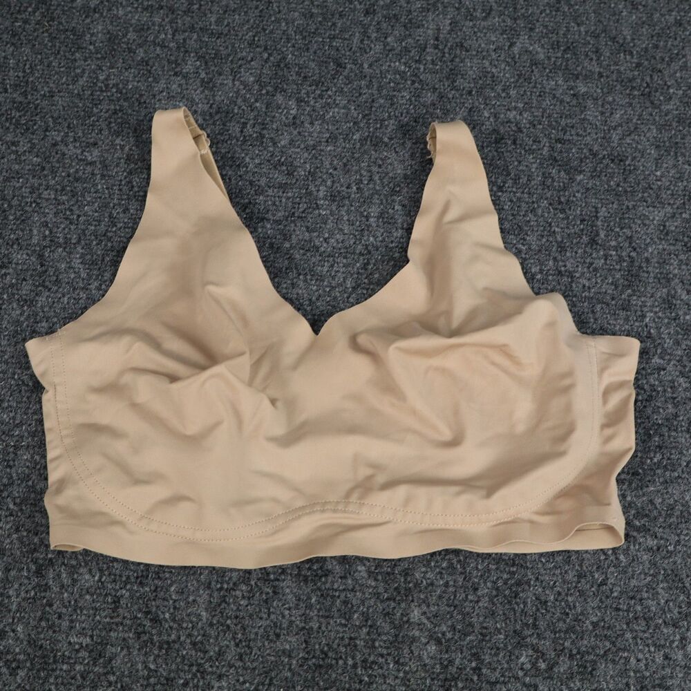 Ruby Ribbon Second Skin Demiette nude color Style 1607 Size 34 Demi NWOT